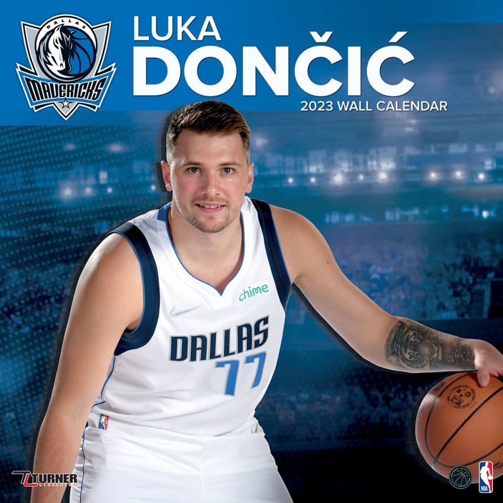 Turner Licensing NBA Luka Doncic 2023 Wall Calendar