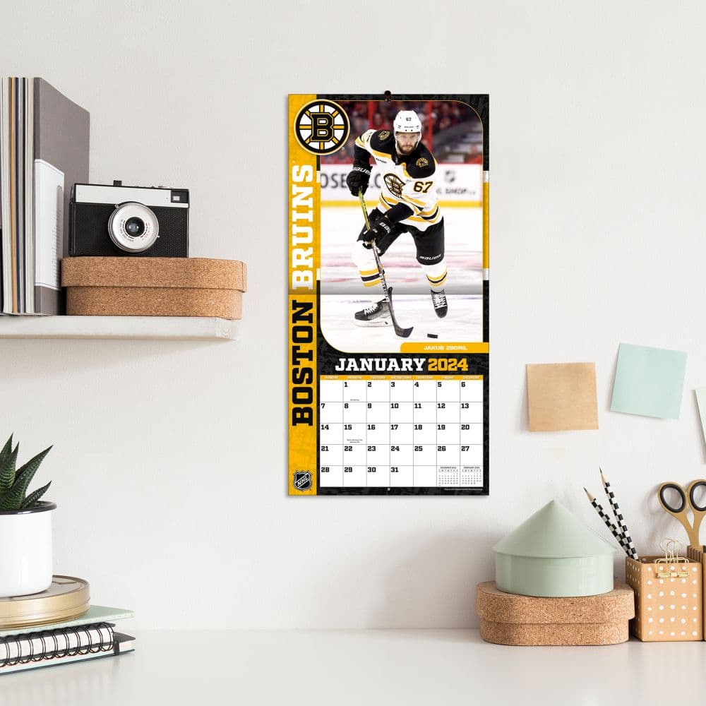 Boston Bruins 2024 Mini Wall Calendar Fourth Alternate Image width=&quot;1000&quot; height=&quot;1000&quot;