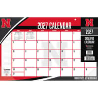 image Nebraska Cornhuskers 2027 Desk Pad 17" X 11" Main Product Image