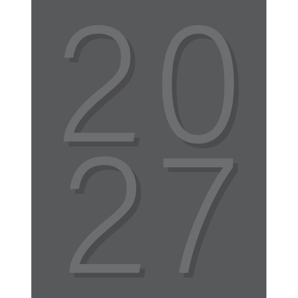 Charcoal Booklet 2027 Monthly Planner Main Product Image