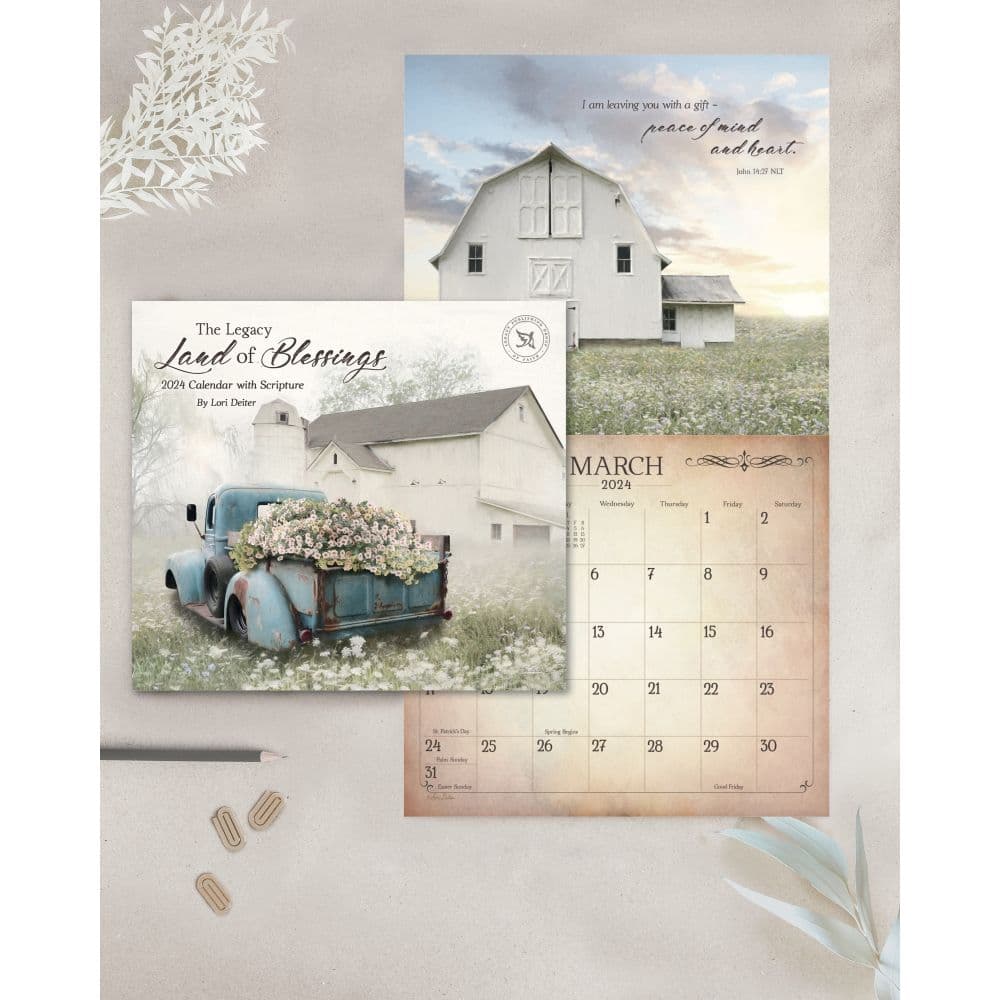 Land of Blessings 2024 Wall Calendar