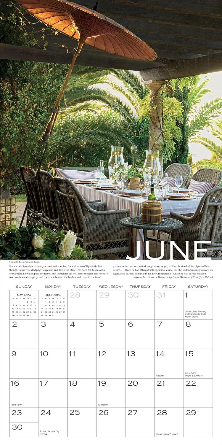 Out On The Porch 2024 Wall Calendar