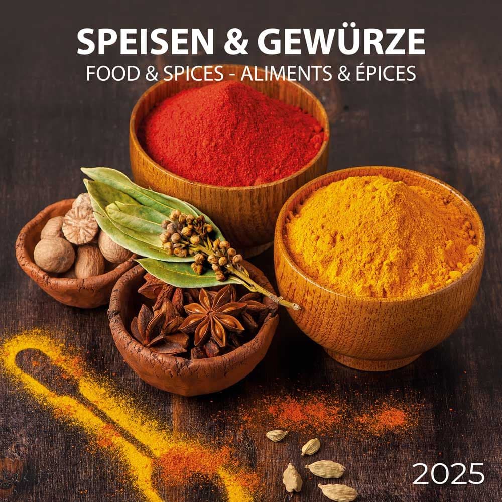 Food & Spices 2025 Wall Calendar Main Image