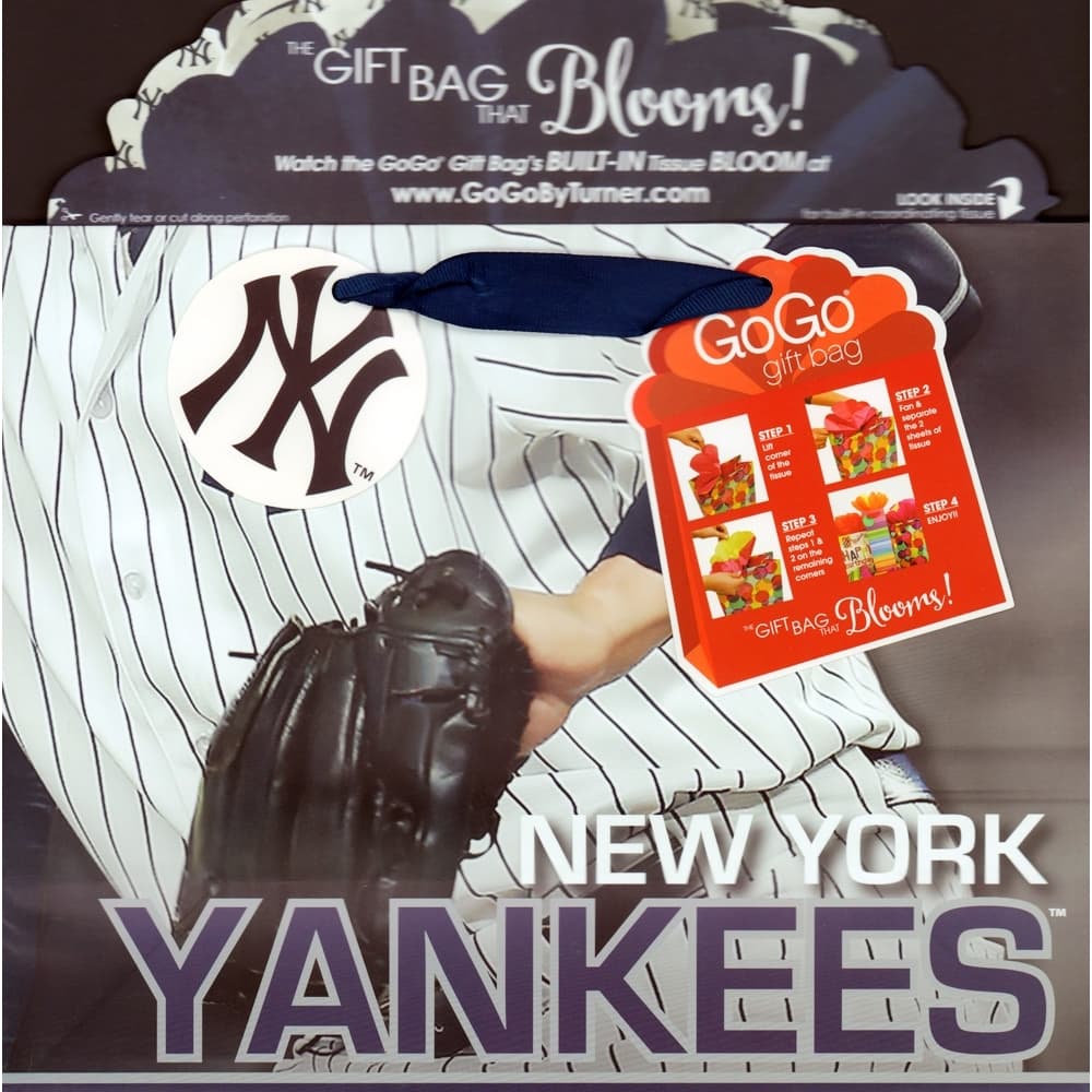 New York Yankees Medium Gogo Gift Bag By MLB Calendars