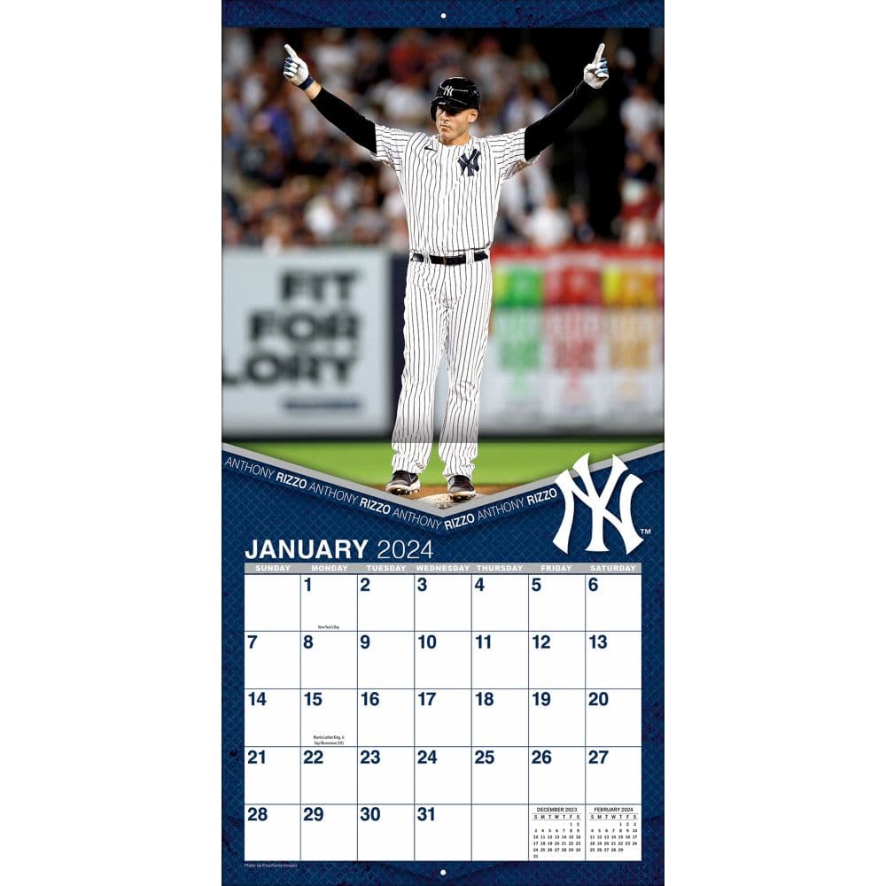 Bryce Harper Philadelphia Phillies 2024 12 x Player Wall Calendar
