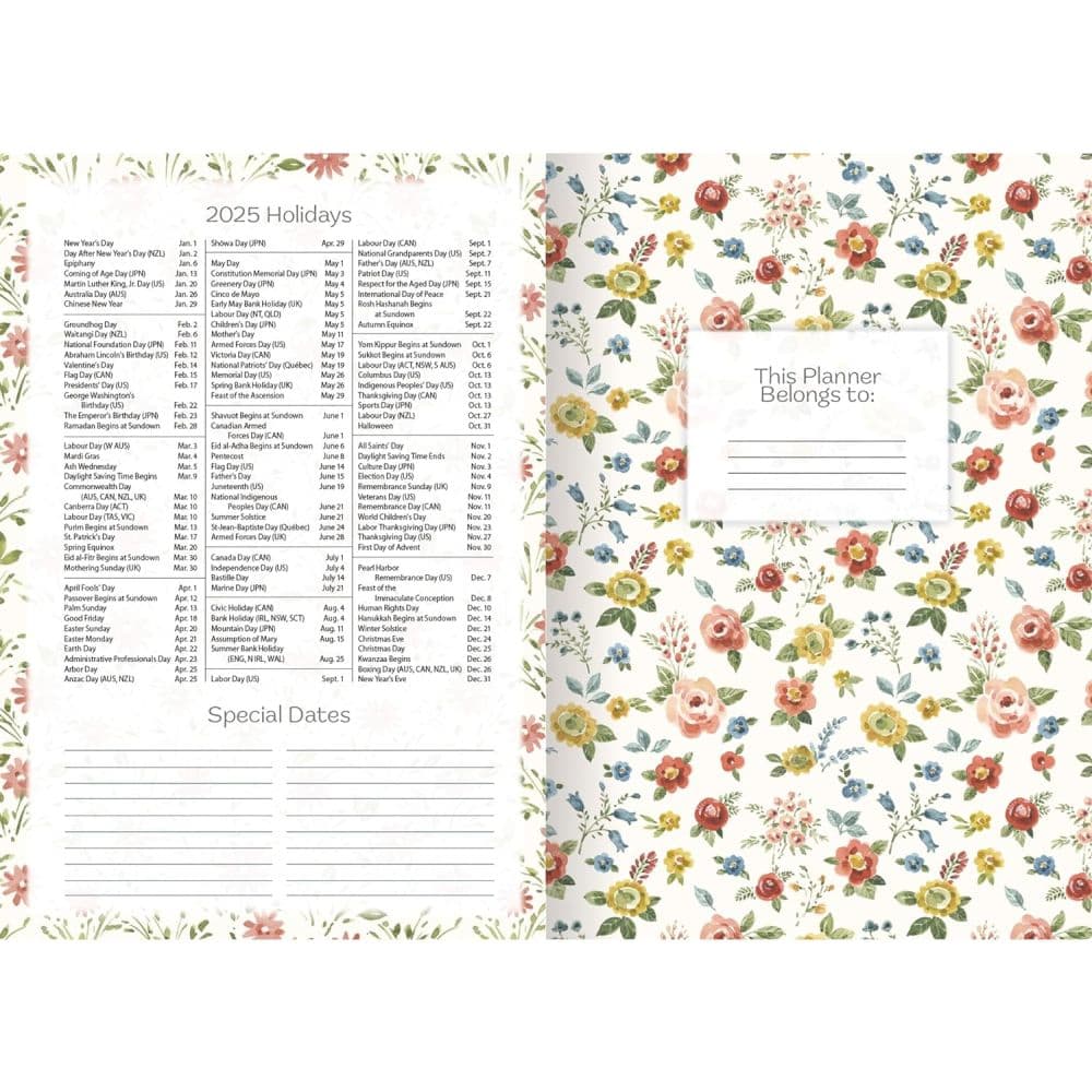 Blissful Moments by Lisa Audit 2025 Monthly Planner