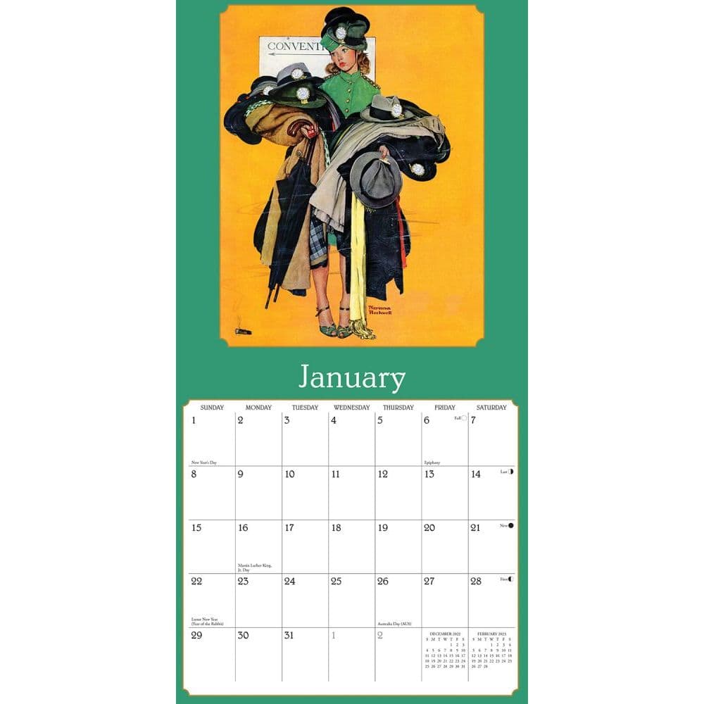 Rockwell 2023 Mini Wall Calendar - Calendars.com