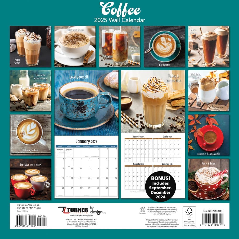 Coffee Special Value 2025 Mini Wall Calendar First Alternate