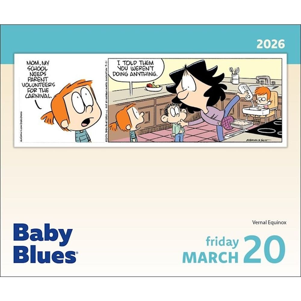 Baby Blues 2026 Desk Calendar Third Alternate Image