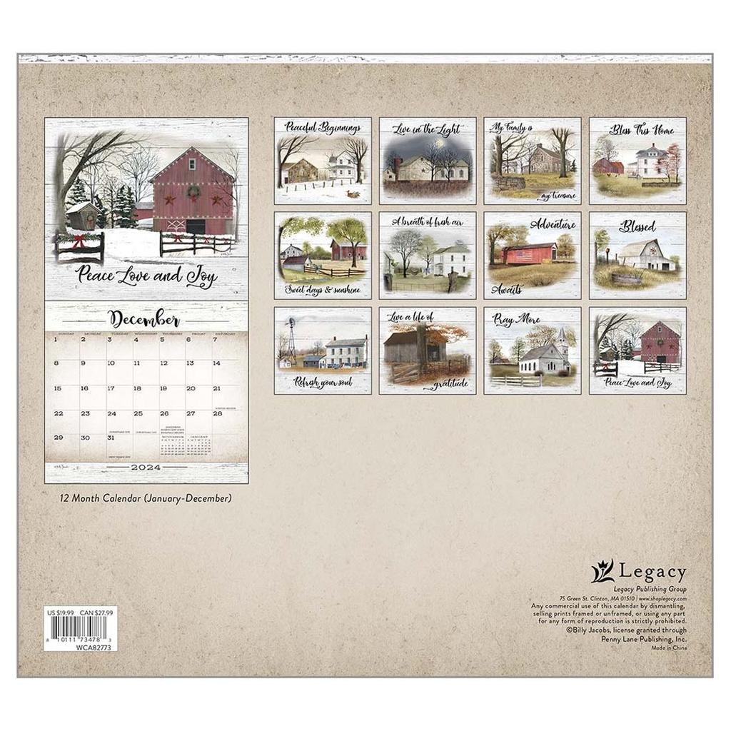 Farmhouse 2024 Wall Calendar First Alternate Image width=&quot;1000&quot; height=&quot;1000&quot;