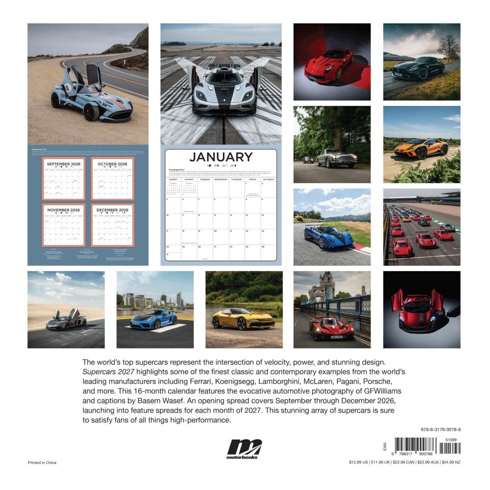 Supercars 2027 Wall Calendar First Alternate Image