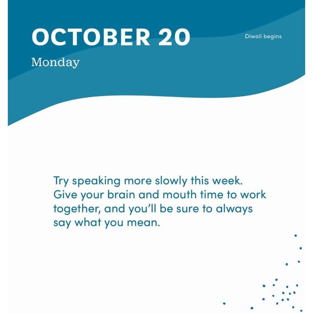 Everyday Calm 2025 Desk Calendar Fourth Alternate Image width=&quot;1000&quot; height=&quot;1000&quot;