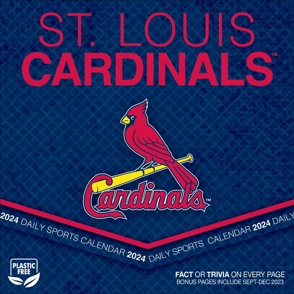 MLB St Louis Cardinals 2025 Desk Calendar