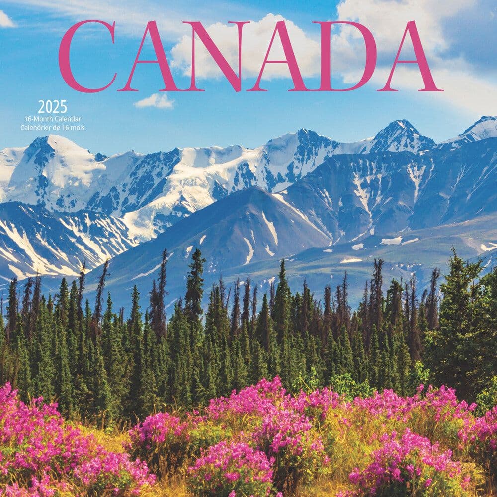 Canada 2025 Wall Calendar  Main Image