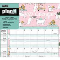 image Pawsome Pets 2027 Plan-It Plus Wall Calendar Main Product Image