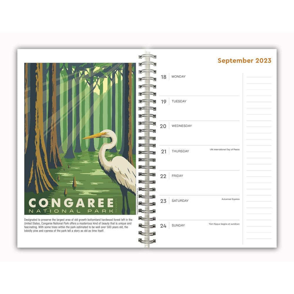 National Parks Classic Posters 2025 Planner