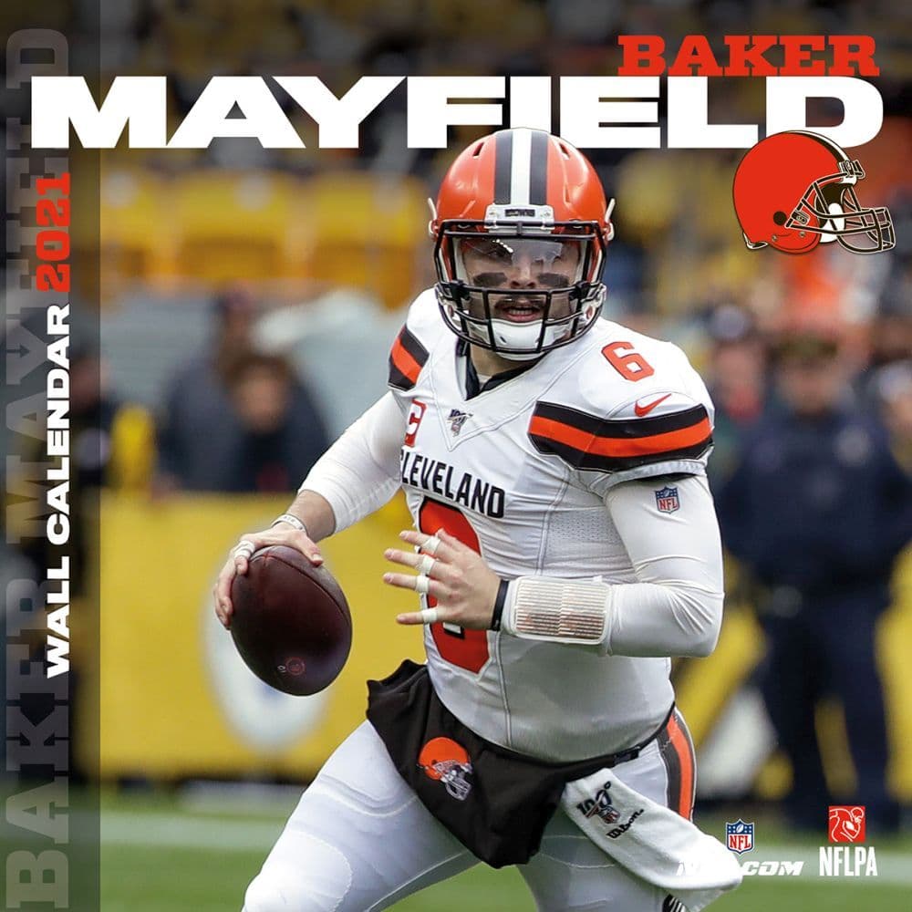 NFL Baker Mayfield Browns Wall Calendar