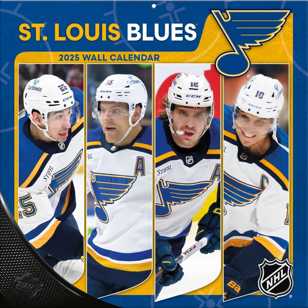 St Louis Blues 2025 Walol Calendar