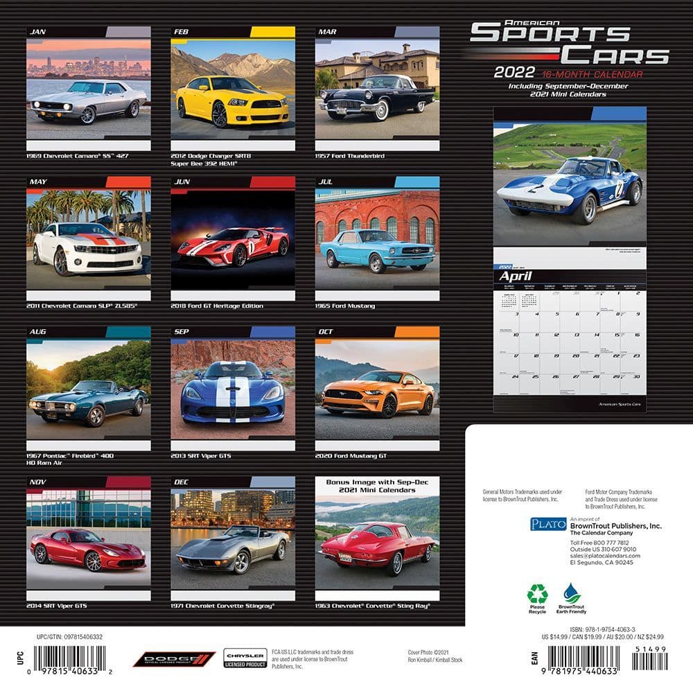Kalender "Sports Cars 2022"  