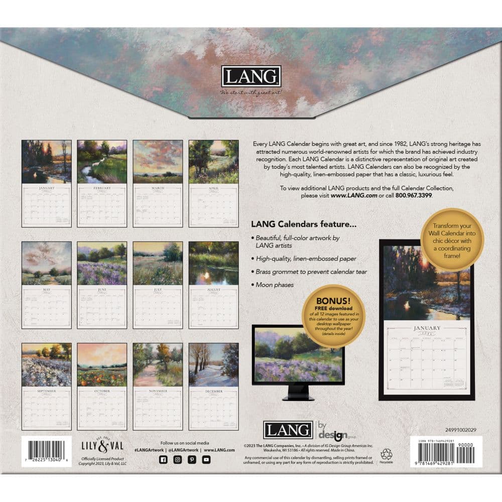 Soft Escapes 2024 Wall Calendar - Calendars.com