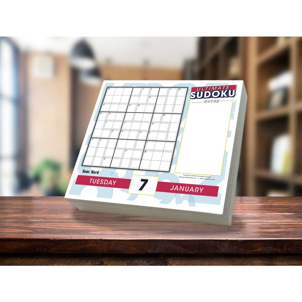 Ultimate Sudoku 2025 Desk Calendar Fourth Alternate Image width=&quot;1000&quot; height=&quot;1000&quot;