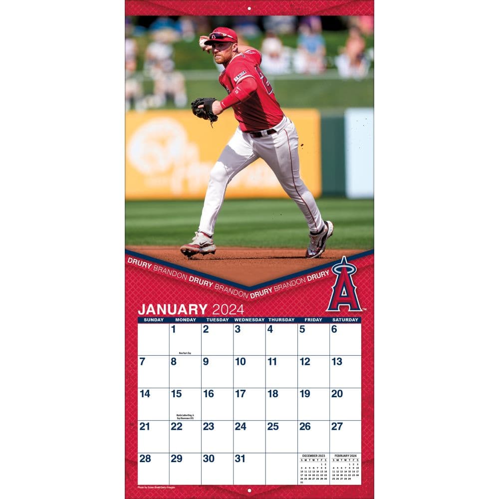 Los Angeles Angels 2024 Wall Calendar