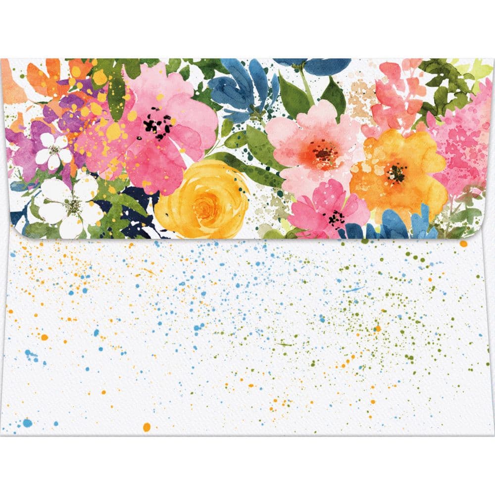 Floral Party Birthday Assorted Boxed Note Cards Alt1