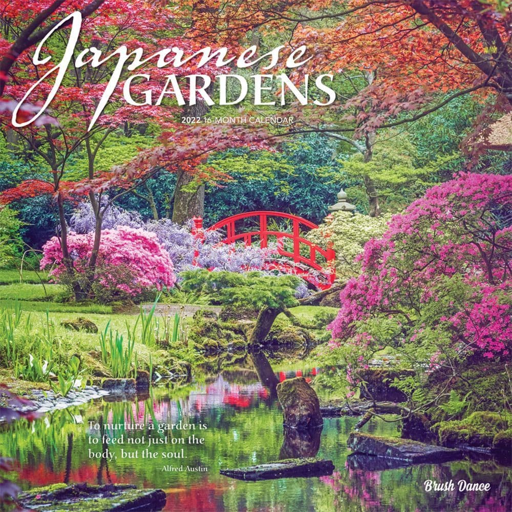 Japanese Gardens 2022 Wall Calendar - Calendars.com