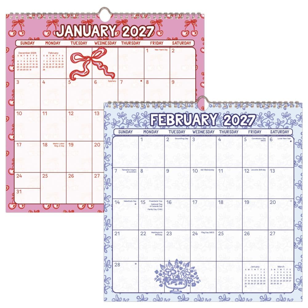 Marble Spiral 2027 Wall Calendar Fourth Alternate Image