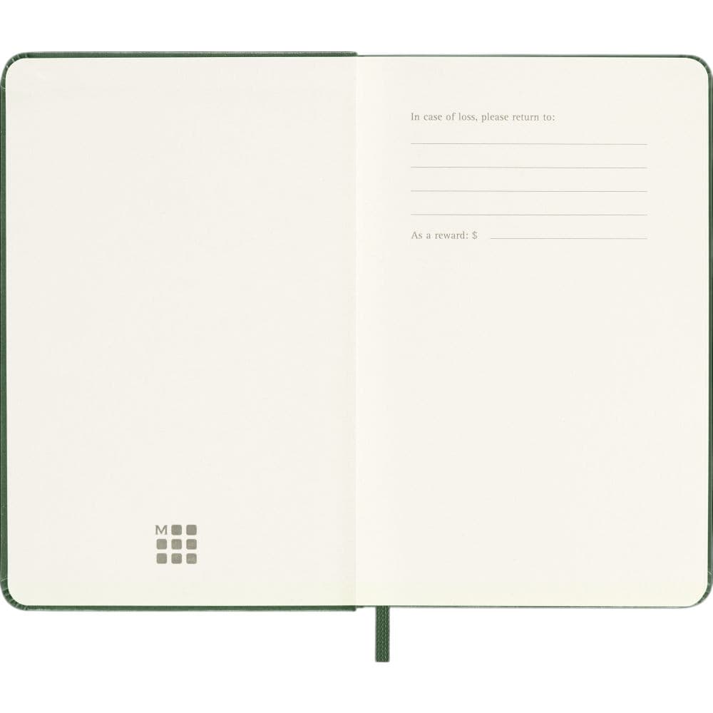 Moleskine Myrtle Green Pocket Hard Cover 2027 Daily Planner Second Alternate Image