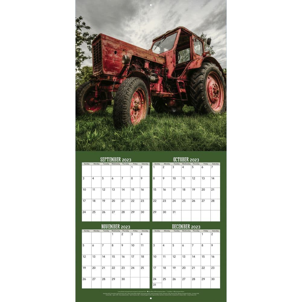 Tractors Photo 2024 Wall Calendar Third Alternate  Image width=&quot;1000&quot; height=&quot;1000&quot;