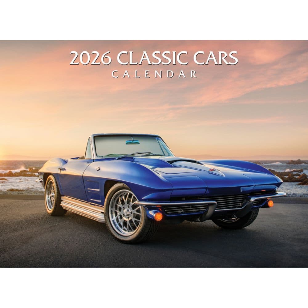 Classic Cars 2026 Wall Calendar Main Product Image