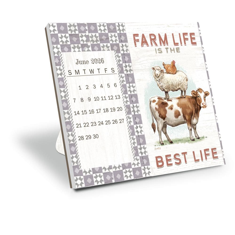 Farmhouse Postcard 2026 Desk Calendar by Chad Barrett Main Product Image