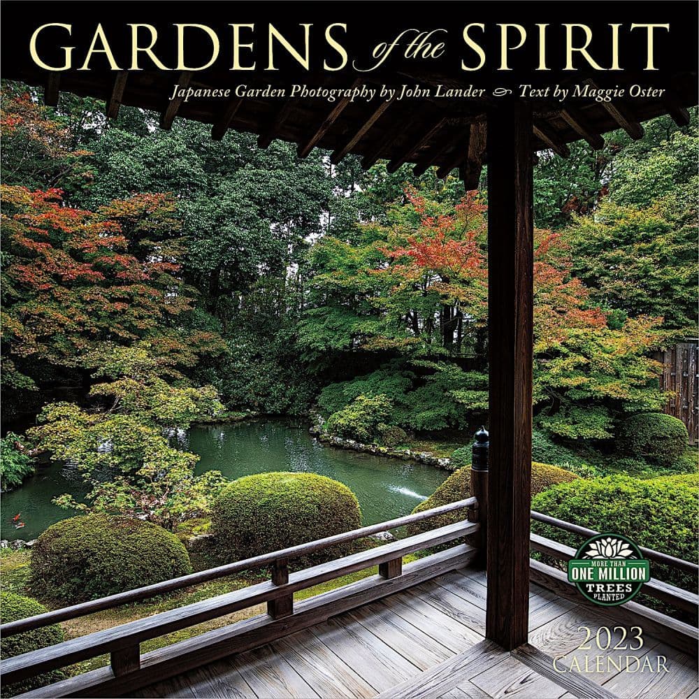 Amber Lotus Gardens of the Spirit 2023 Wall Calendar