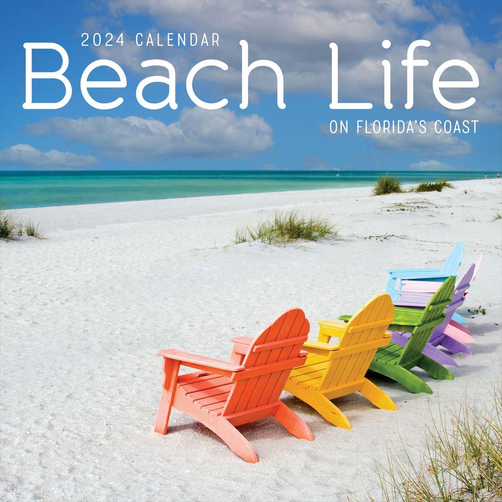 Beach Life Gulf Coast 2024 Wall Calendar Main Image