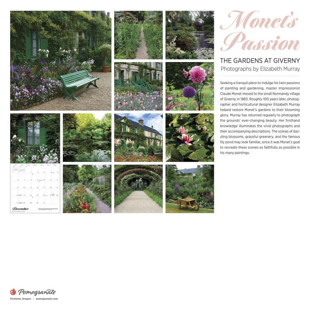 Claude Monets Passion 2026 Wall Calendar First Alternate Image