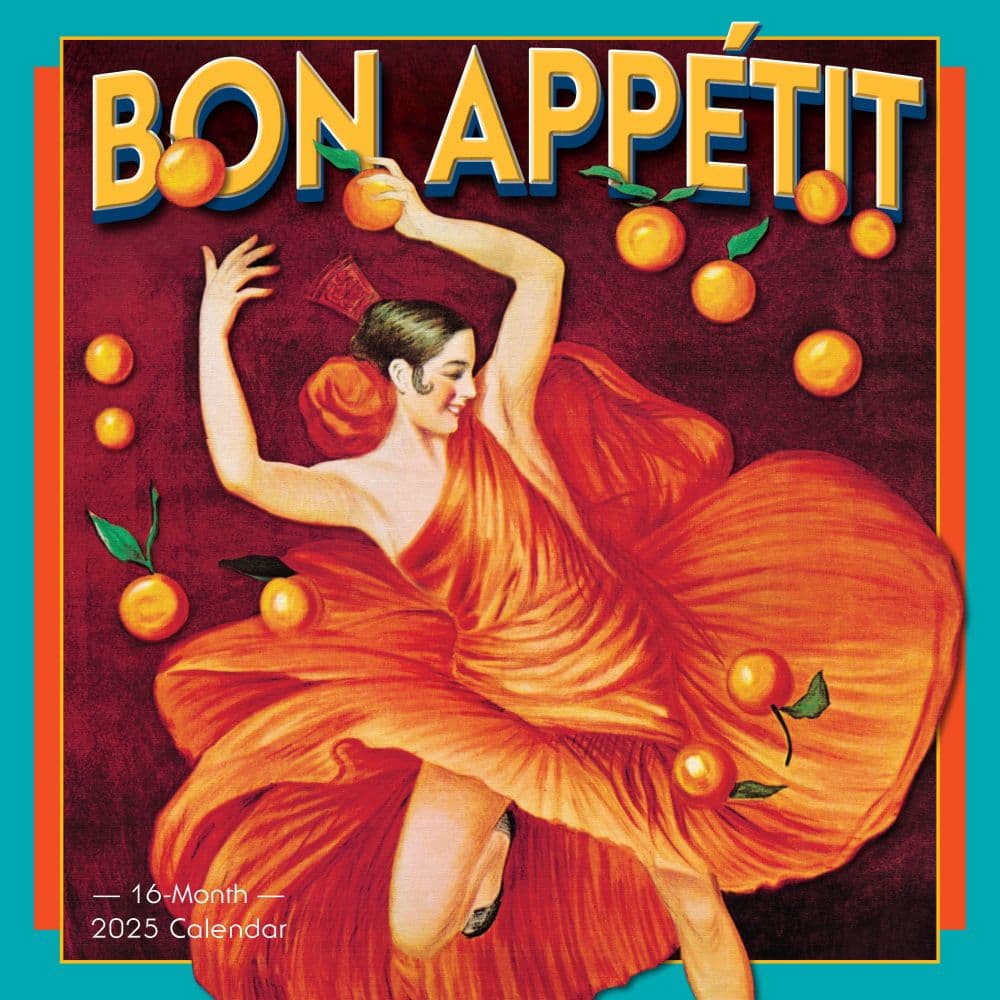 Bon Appetit 2025 Wall Calendar