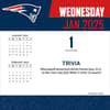 image NFL New England Patriots 2025 Desk Calendar First Alternate Image