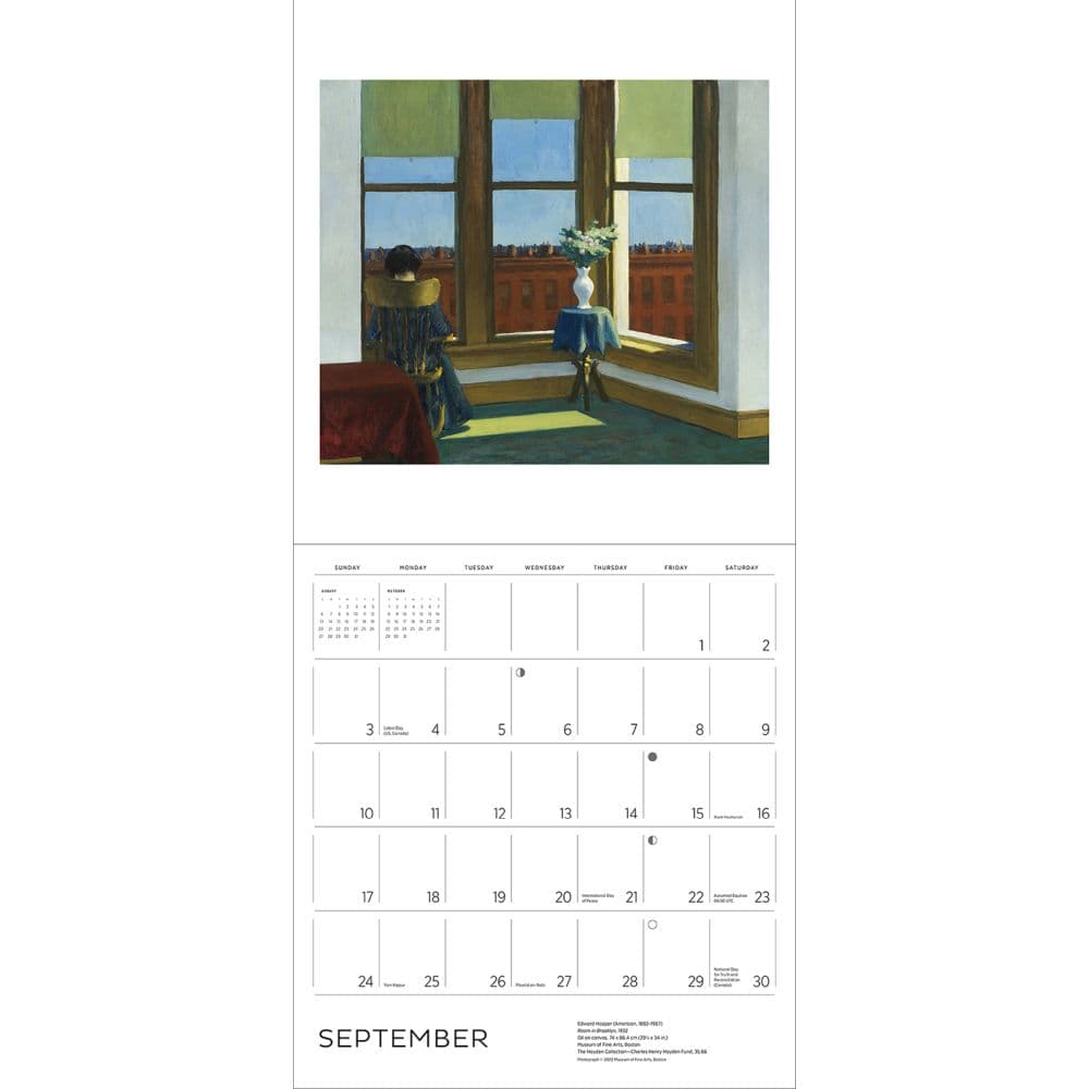 Hopper Square Wall Calendar 2022 Art Calendar 