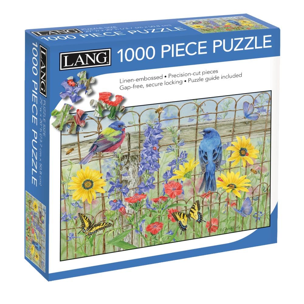Wings and Wildflowers 1000 Piece Puzzle Main Product Image