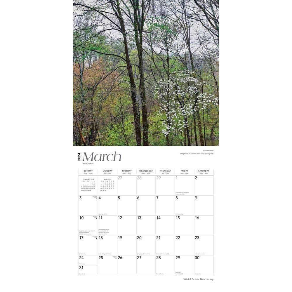 New Jersey Wild and Scenic 2024 Wall Calendar Second Alternate Image width=&quot;1000&quot; height=&quot;1000&quot;