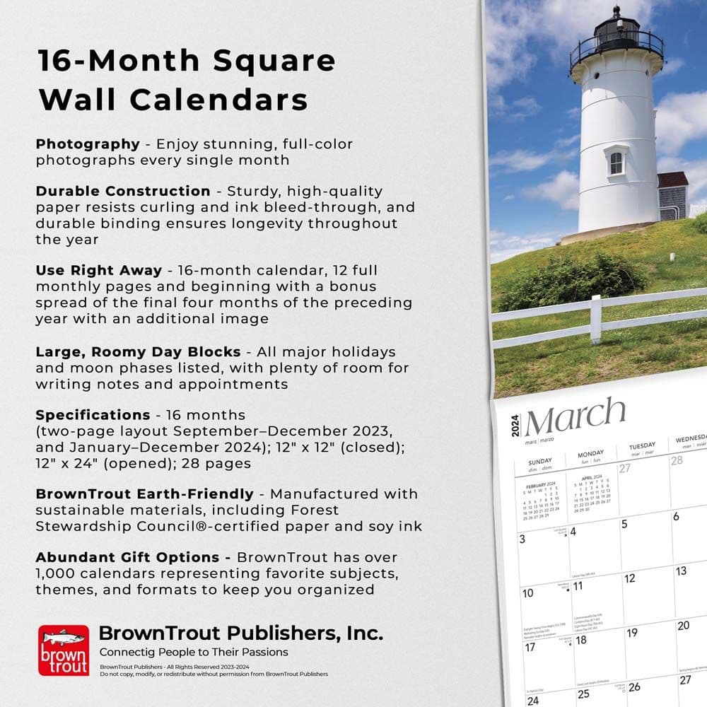 Cape Cod 2024 Wall Calendar Fourth Alternate  Image width=&quot;1000&quot; height=&quot;1000&quot;