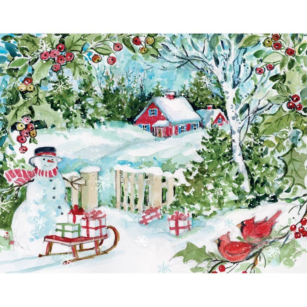 Winter Woods Boxed Christmas Cards (18 pack) w/ Decorative Box by Susan Winget Main Image
