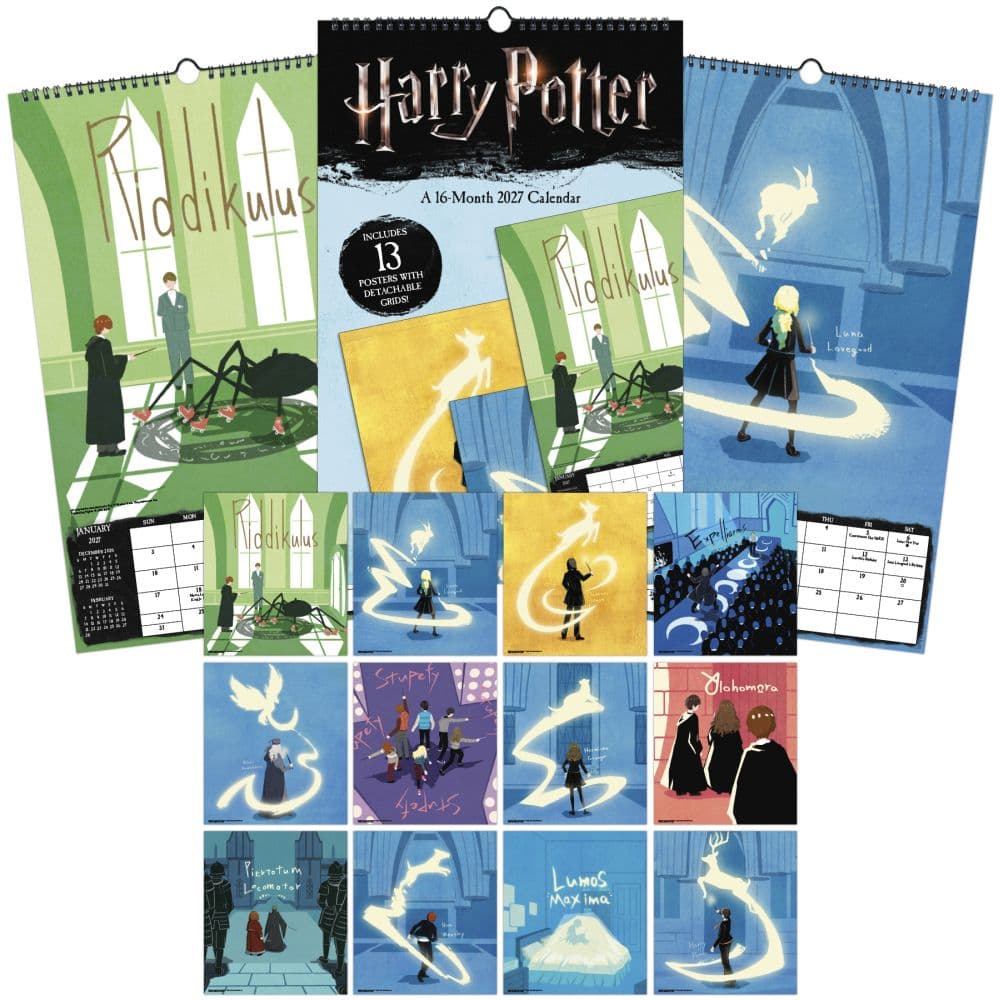 Harry Potter Poster 2027 Slim Wall Calendar Sixth Alternate Image