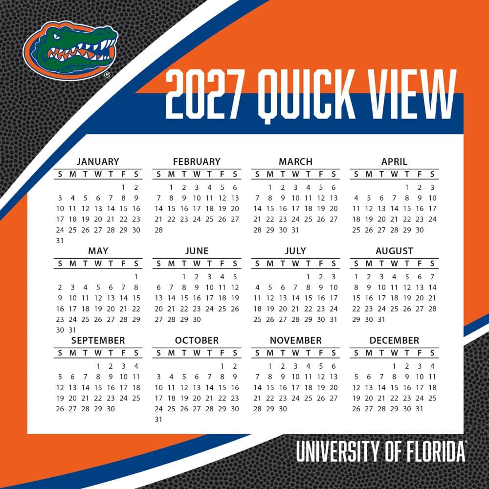Florida Gators 2027 Desk Calendar Fourth Alternate Image