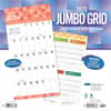 image Jumbo Grid Large Print Plato 2025 Wall Calendar