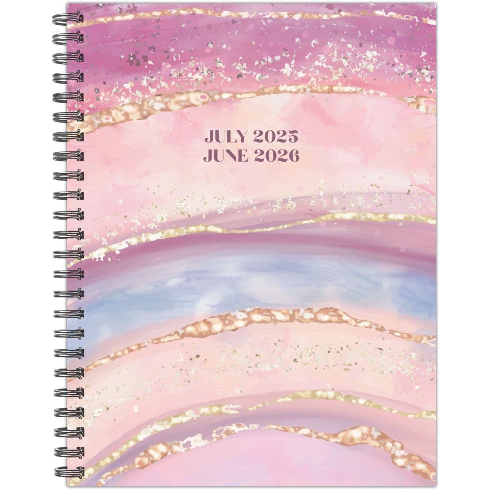 Gold Geode Academic 2026 Weekly Planner Main Image