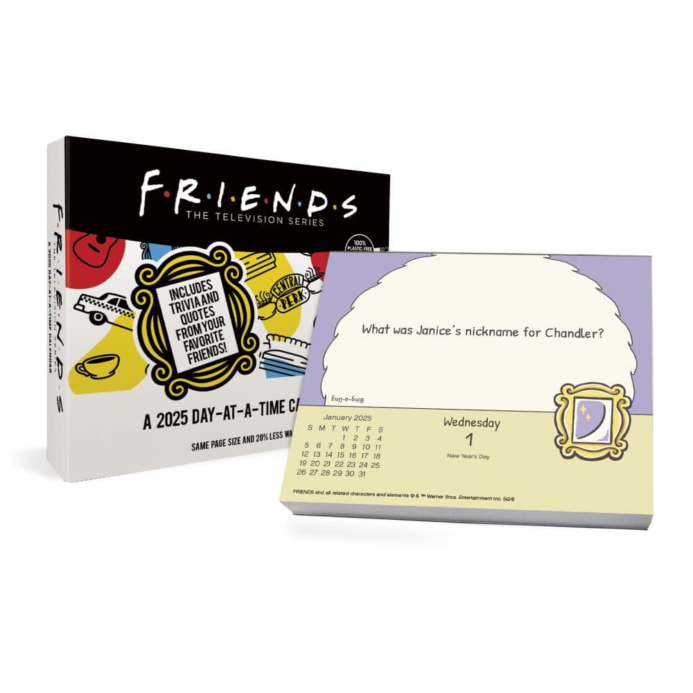 Friends 2025 Desk Calendar Main Image