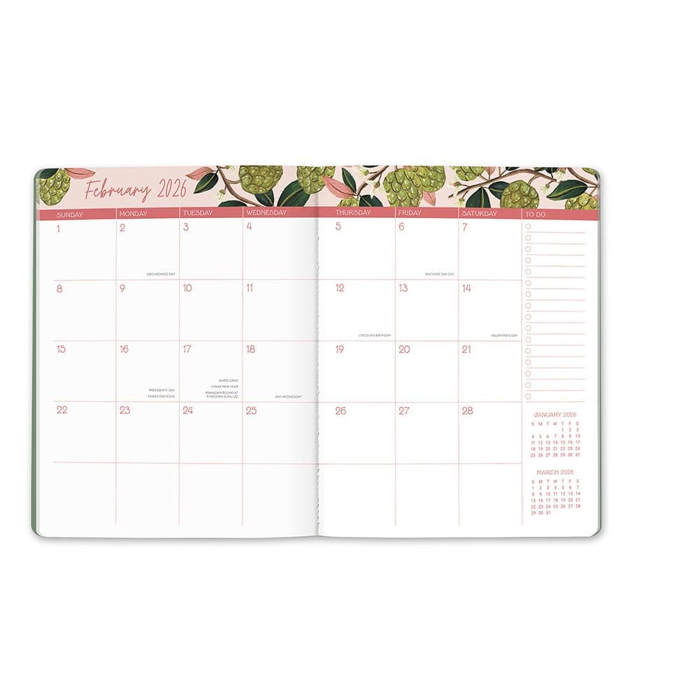 Fruit and Flora Monthly 2026 Planner Third Alternate Image