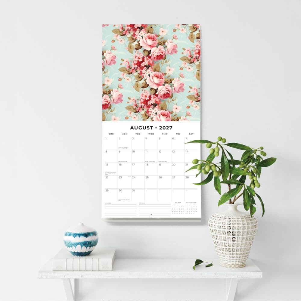 Vintage Roses 2027 Wall Calendar Fifth Alternate Image